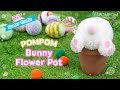 DIY Pompom Bunny Flower Pot - Easter Decoration - Easy DIY Decor Idea