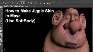 How to Make Jiggle Skin in Maya (Use SoftBody) 마야에서 출렁이는 살덩어리 만들기