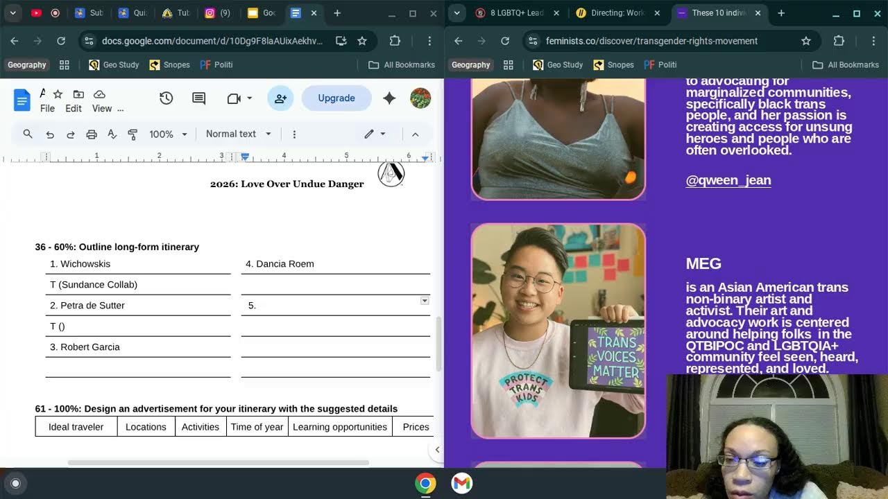 ALAN L. HART | Wednesday Weekly Itinerary Creation Workshop