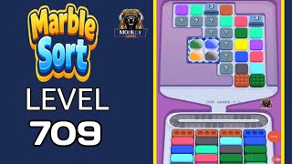 Marble Sort level 709 walkthrough solution
