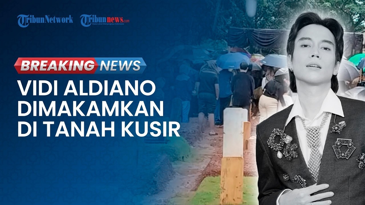 🔴 BREAKING NEWS: Pemakaman Jenazah Vidi Aldiano di TPU Tanah Kusir, Sheila Dara Tampak Tegar