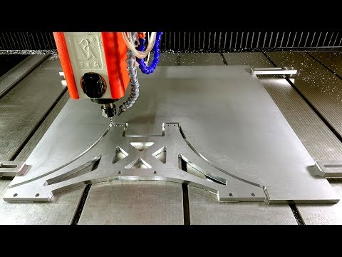 Cnc Router cutting aluminium - Test high