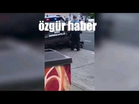 ABD'de dehşet anları polisin şüpheli boğarak öldürdüğü anlar kamerada