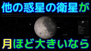 もしも他の惑星に月ほど大きい衛星があったら【月の異常な大きさを検証】