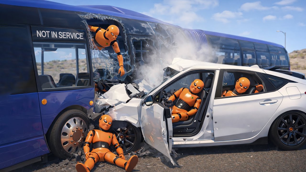 Realistic BeamNG Car Crashes #5 | Ultra High-Speed Crash Compilation