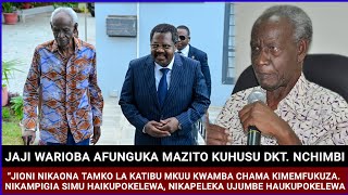 KIMENUKA: JAJI WARIOBA AFUNGUKA MAZITO KUHUSU KUJIUZULU NA KABLA YA KUJIUZULU KWA DKT. NCHIMBI