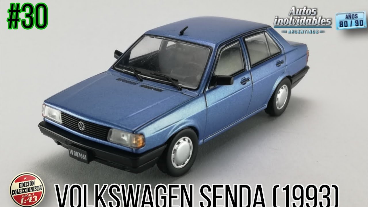 #30 Volkswagen Senda (1993) 1/43 - Autos Inolvidables Argentinos - Años 80/90