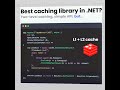 Best caching library in .Net #skdotnetcodingconcept #programming #coreconcepts #coding #sql #shorts