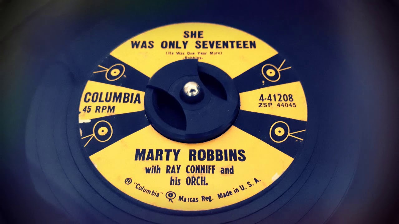 Marty Robbins - She Was Only Seventeen (1958) - YouTube