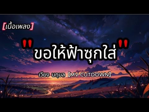 ขอให้ฟ้าซุกใส่ – เวียง นฤมล【MV CUTDOWN】#เพลงมาแรง