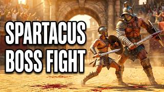 SPARTACUS & COMMODUS BOSS FIGHTS (Gladiator Command Gameplay)