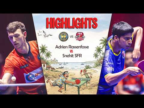 Adrien Rassenfosse vs Snehit SFR | Butterfly UTT Season 7 | Tie 14 Match 1 Highlights