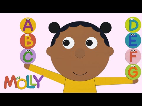 The Alphabet Song Sing Along | The ALPHABET Kids | Miss Molly Songs