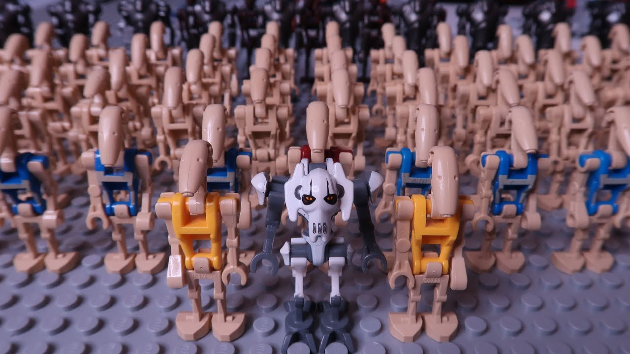 A HUGE New Lego CIS BATTLE DROID ARMY 