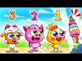🍦 Baby Want Ice-cream Song | Be Patient and Wait Your Turn 🧡 | Lamba Lamby Kids Songs