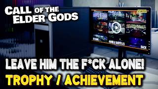 Call of the Elder Gods LEAVE HIM THE F*CK ALONE Trophy / Achievement Guide
Quick guide showing how to get the trophy / achievement Leave him the f*ck alone! in Call of the Elder Gods.
#calloftheeldergods #outofthebluegames #kwalee Call of the Elder Gods LEAVE HIM THE F*CK ALONE Trophy / Achievement Guide