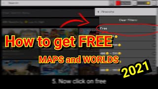 Minecraft 1.19 mobile PE Bedrock | How to get FREE Maps and Worlds!! screenshot 5