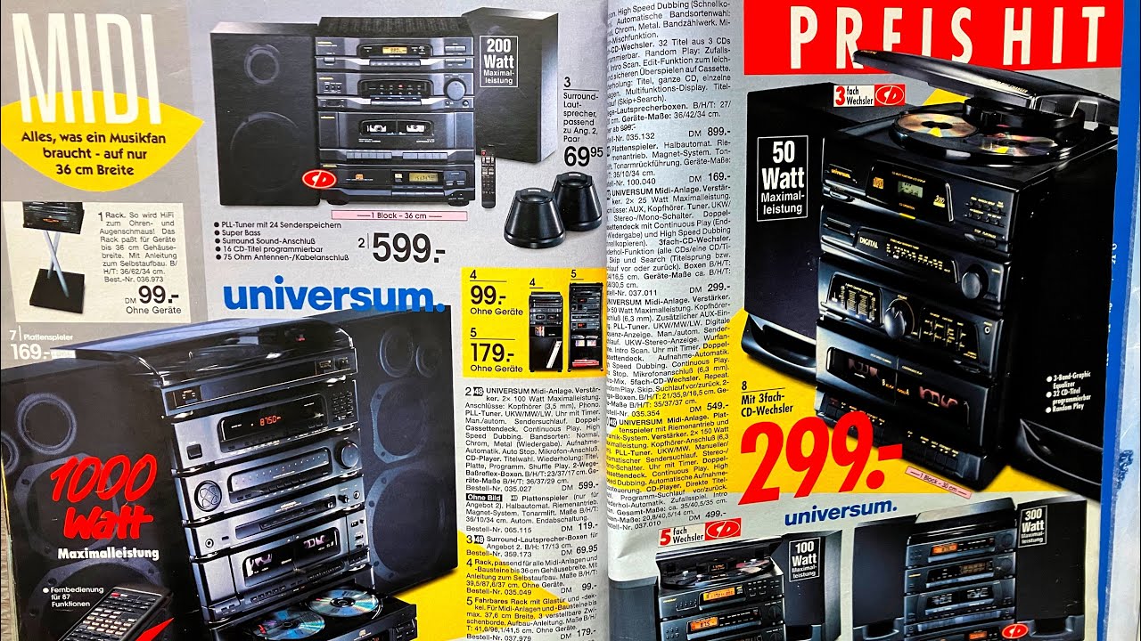 HiFi Zeitreise 1500 Watt Stereo Turm 90er Jahre 