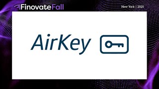 FinovateFall 2025 / AirKey screenshot 1
