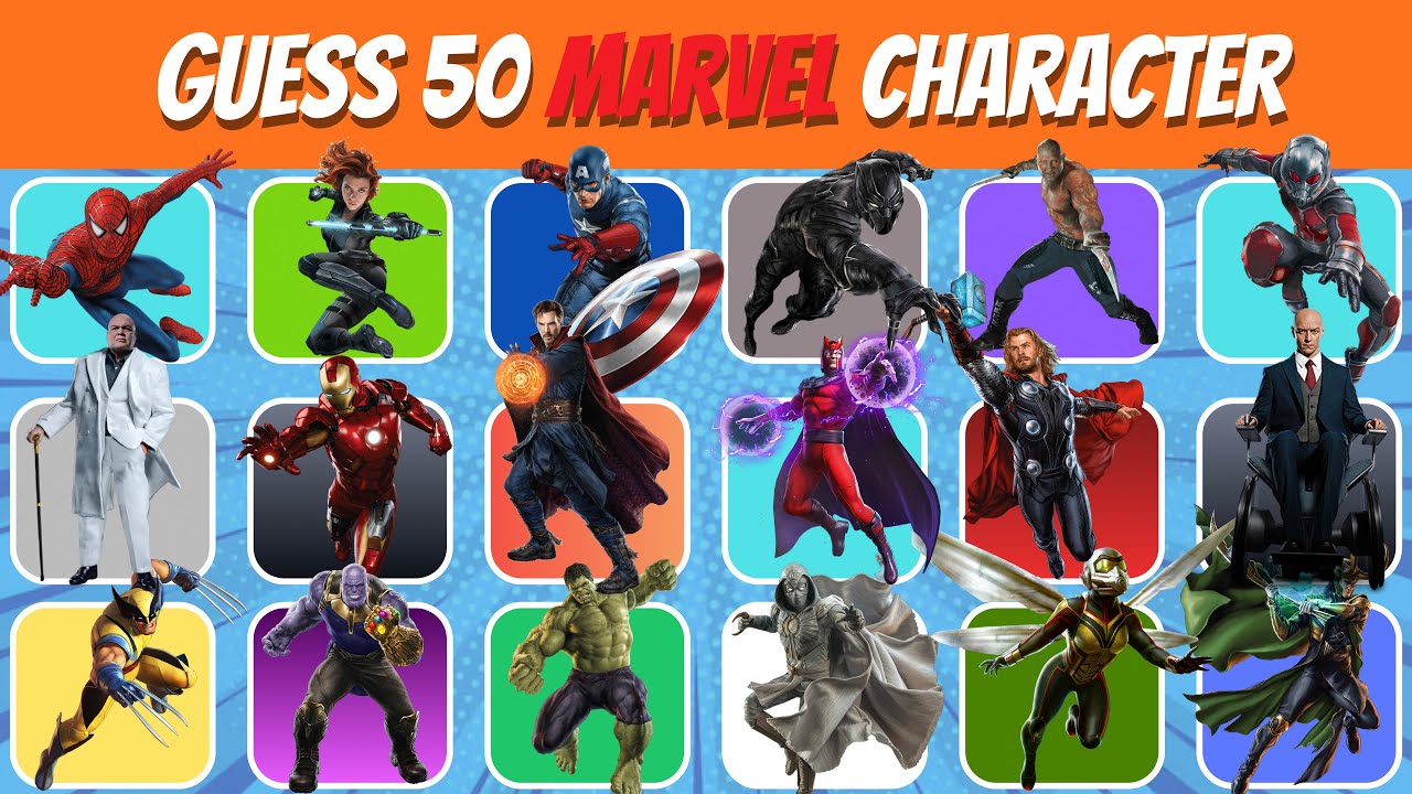 Guess 50 Superheroes in Just 6 Seconds? - Ultimate Marvel & DC Quiz!