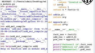 Python - Create and Import Custom Modules and Packages part-7