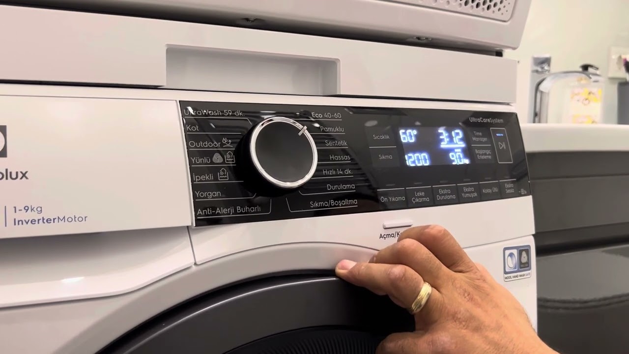 Electrolux EW8F229ST Model çamaşır makinesi kullanım bilgisi