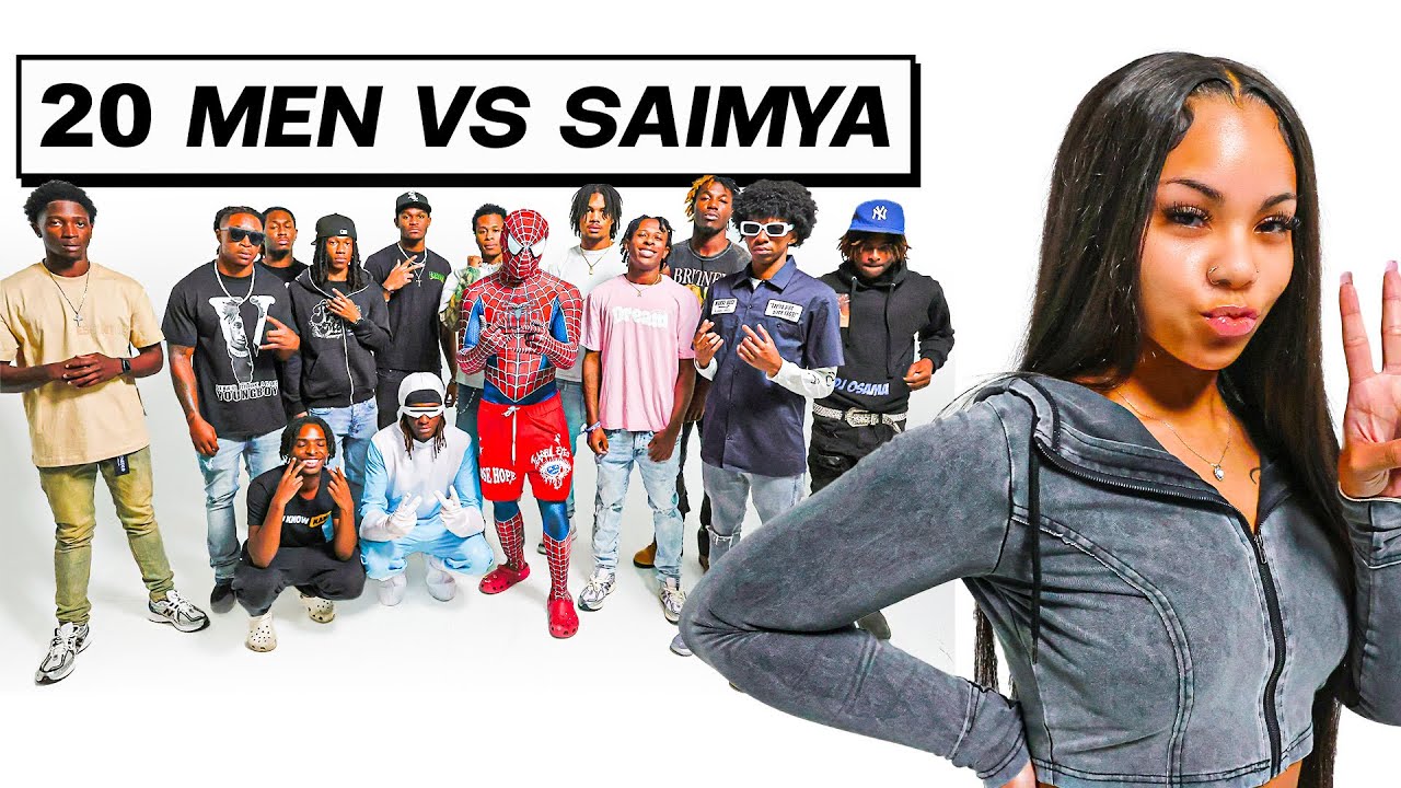 20 MEN VS 1 INFLUENCER : SAIMYA