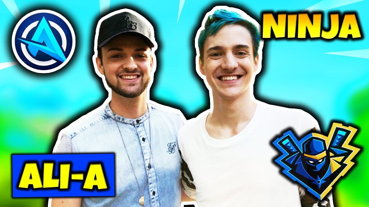 NINJA & ALI-A PLAY FORTNITE DUO TOGETHER FOR THE FIRST ...