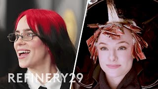 Getting a Billie Eilish Inspired Neon Red Hair Transformation Hair Me Out Refinery29