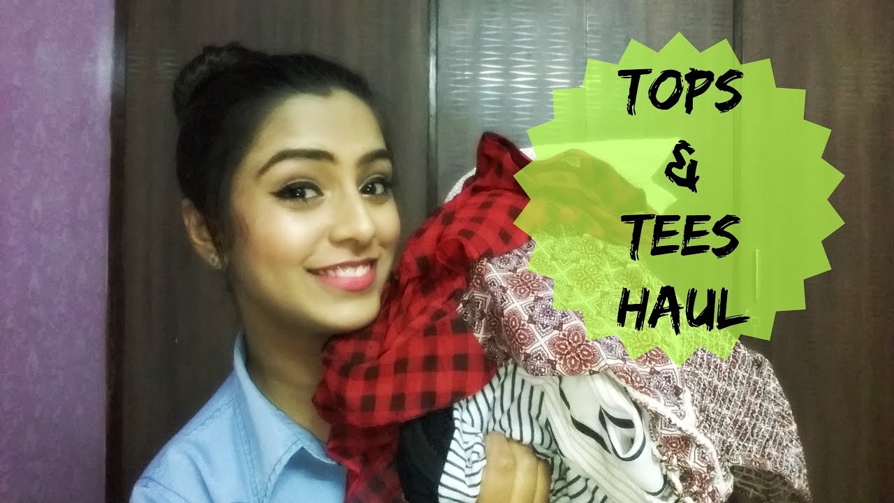 Tops & Tees Mini Haul | GK 1 M Block Market | Affordable Casual Clothes