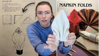 I Tried to Learn How to Fold Napkins