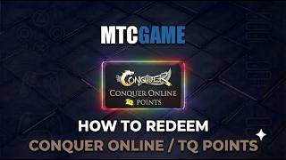 HOW TO USE CONQUER ONLINE/TQ POINTS -- VIDEO TUTORIAL