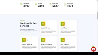 Agrofarm - Agriculture and Organic HTML Template clean livestock Build Website screenshot 4