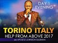 Help From Above Torino Italy Day 1 Evening With Apostle Johnson Suleman