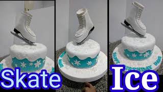 How to make 3D skating Frozen Birthday Cake Topper, Tutorial