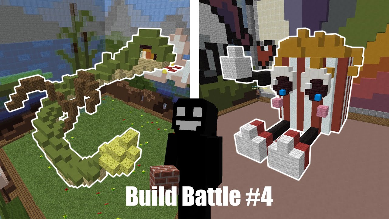 Legendary Snake & Epic Popcorn | Hypixel Build Battle #4 - YouTube