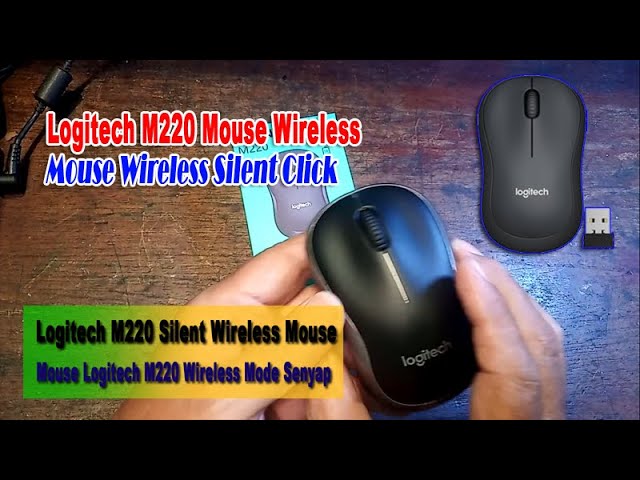 Logitech M220 Wireless Mouse with Silent Clicks