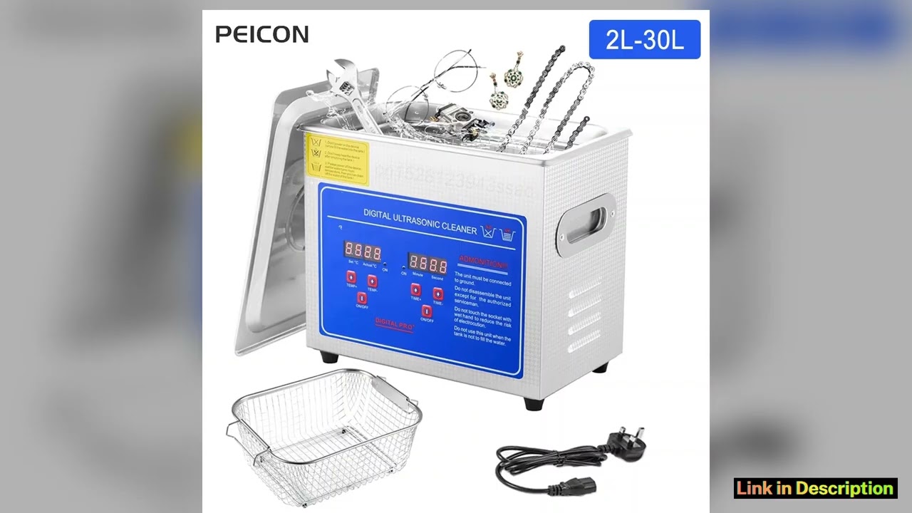 Ultrasonic Cleaner 2L 3L 6L 10L 15L 22L 30L Large Capacity Heated Cleaning Washing Machine