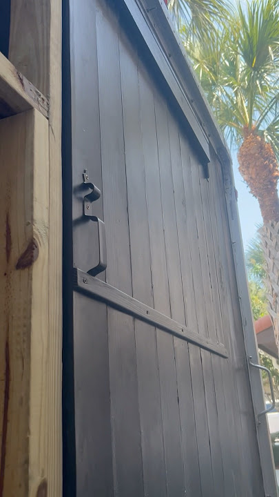 Wood Door Build Progress on Coffee Box Truck!