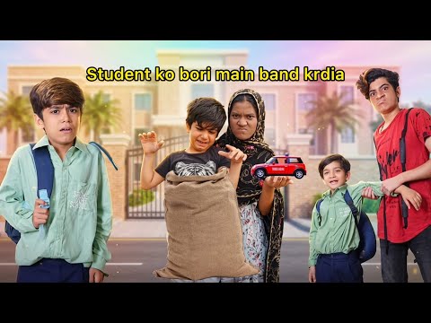 Student ko bori mein band kar diya | | Jaan bacha kr baagh gae😱 | MoonVines