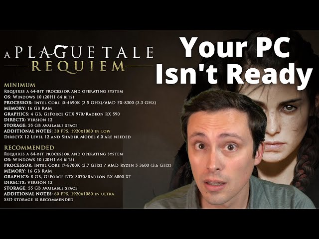 Requisitos mínimos y recomendados de A Plague Tale: Requiem en PC - Review  4 Gamers