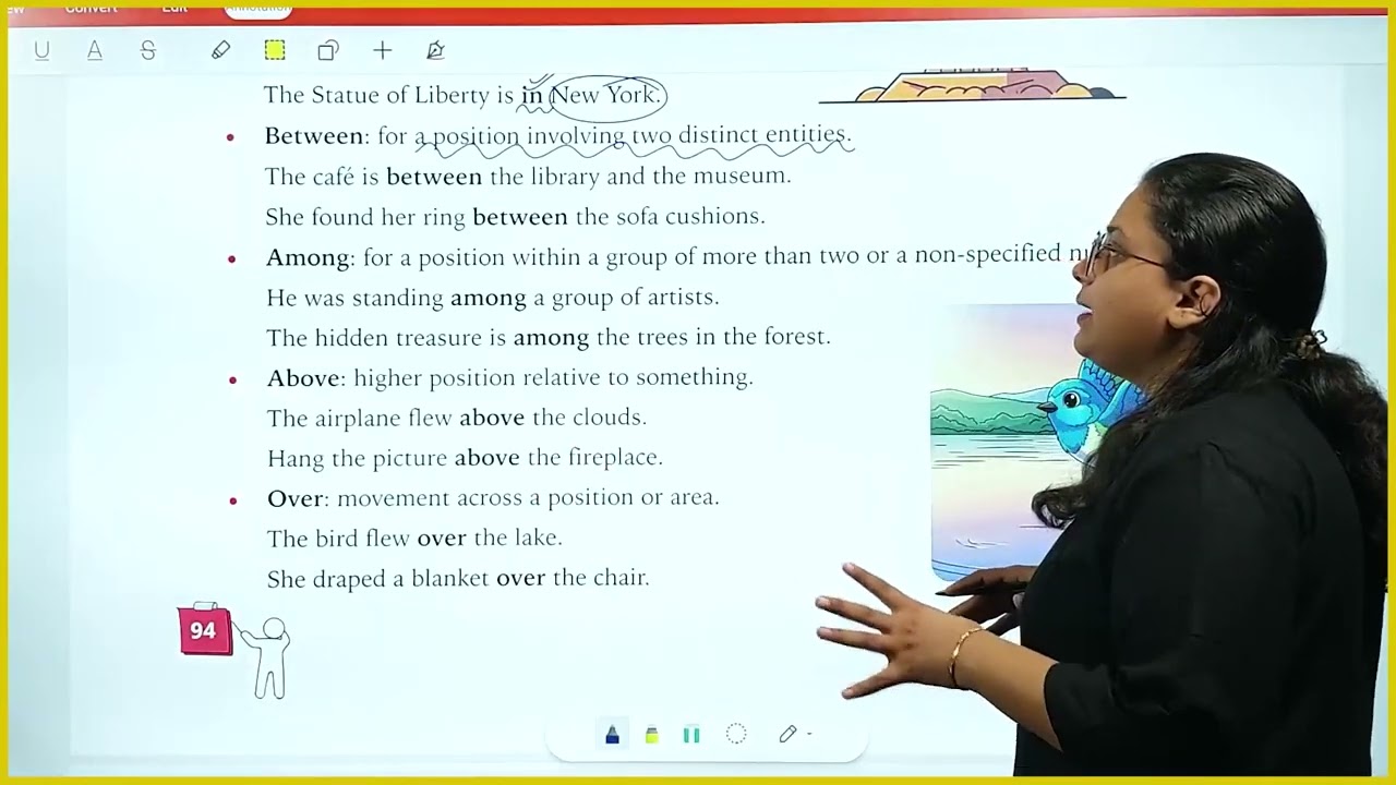 English Grammer Class 7 Chapter 14 Prepositions