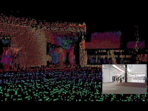 Raw Point Cloud by Dolphin LiDAR Scanner-Koshigaya Lake Town Aeon Mall Kate