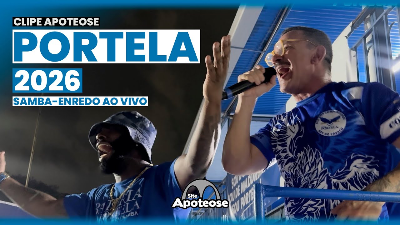 PORTELA 2026 | SAMBA-ENREDO AO VIVO COM LETRA | CLIPE APOTEOSE EP. 01/11 4K #CLIPEAPOTEOSE26