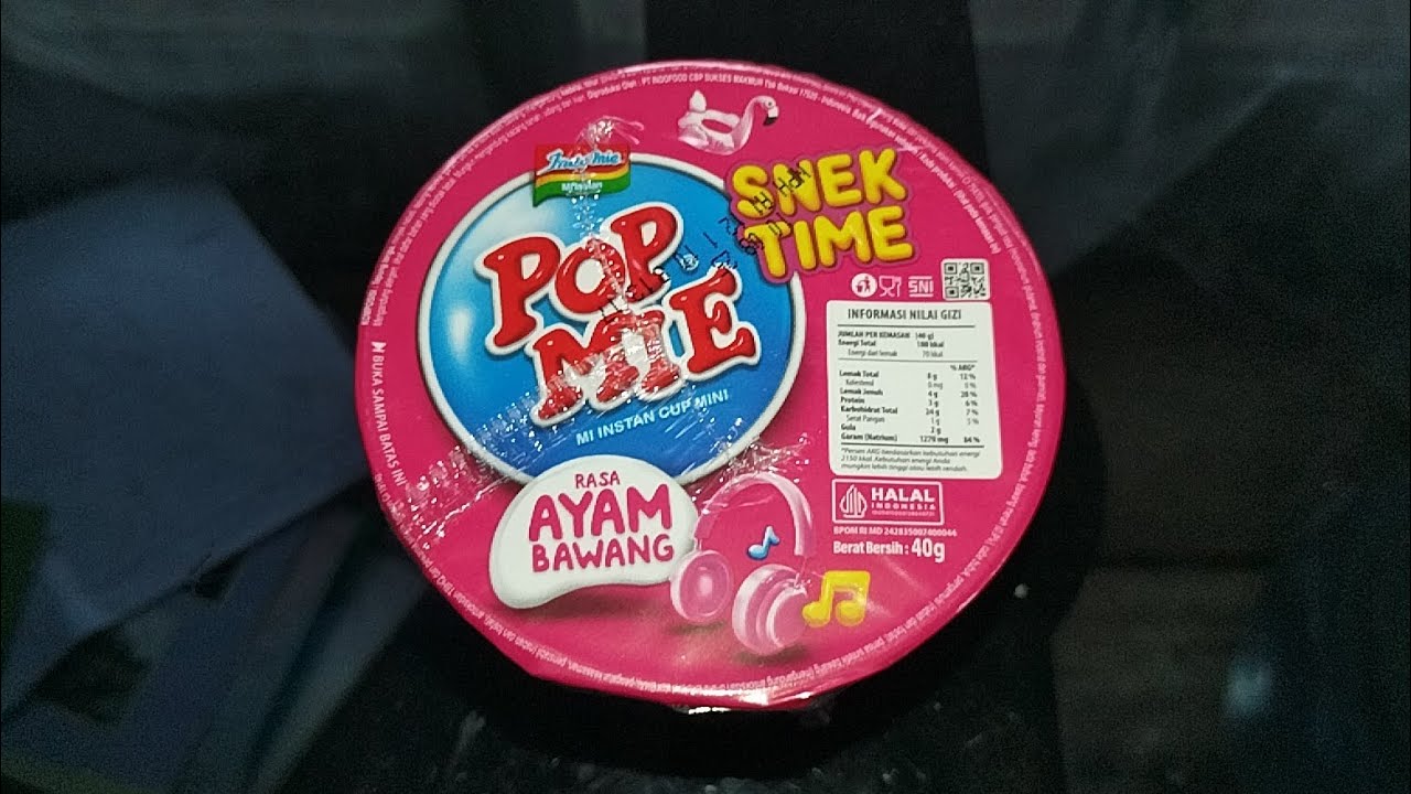Review Produk #3239 : Pop Mie Snek Time Rasa Ayam Bawang - YouTube
