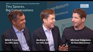 Apax's co-CEOs Andrew Sillitoe & Mitch Truwit - buying complexity for value in the middle market!