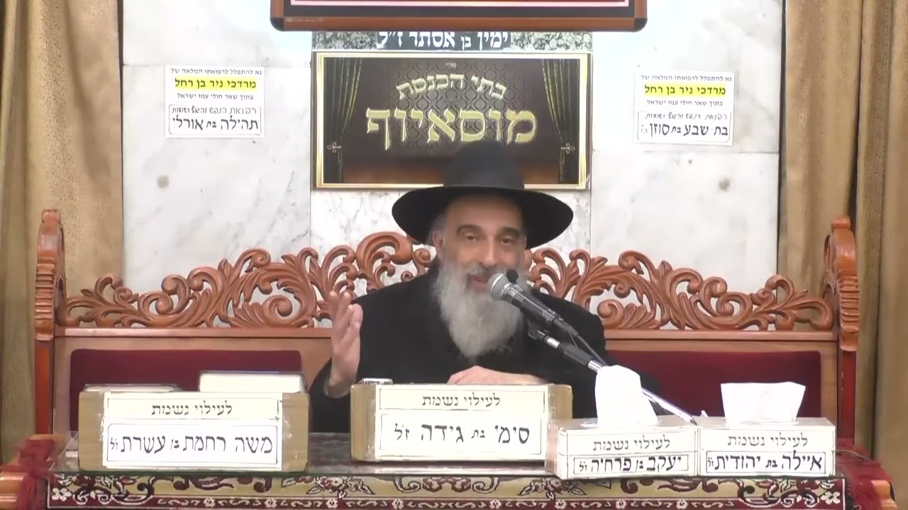 הרב מאיר דוד שמואלי - פרשת וארא תשפ"ה