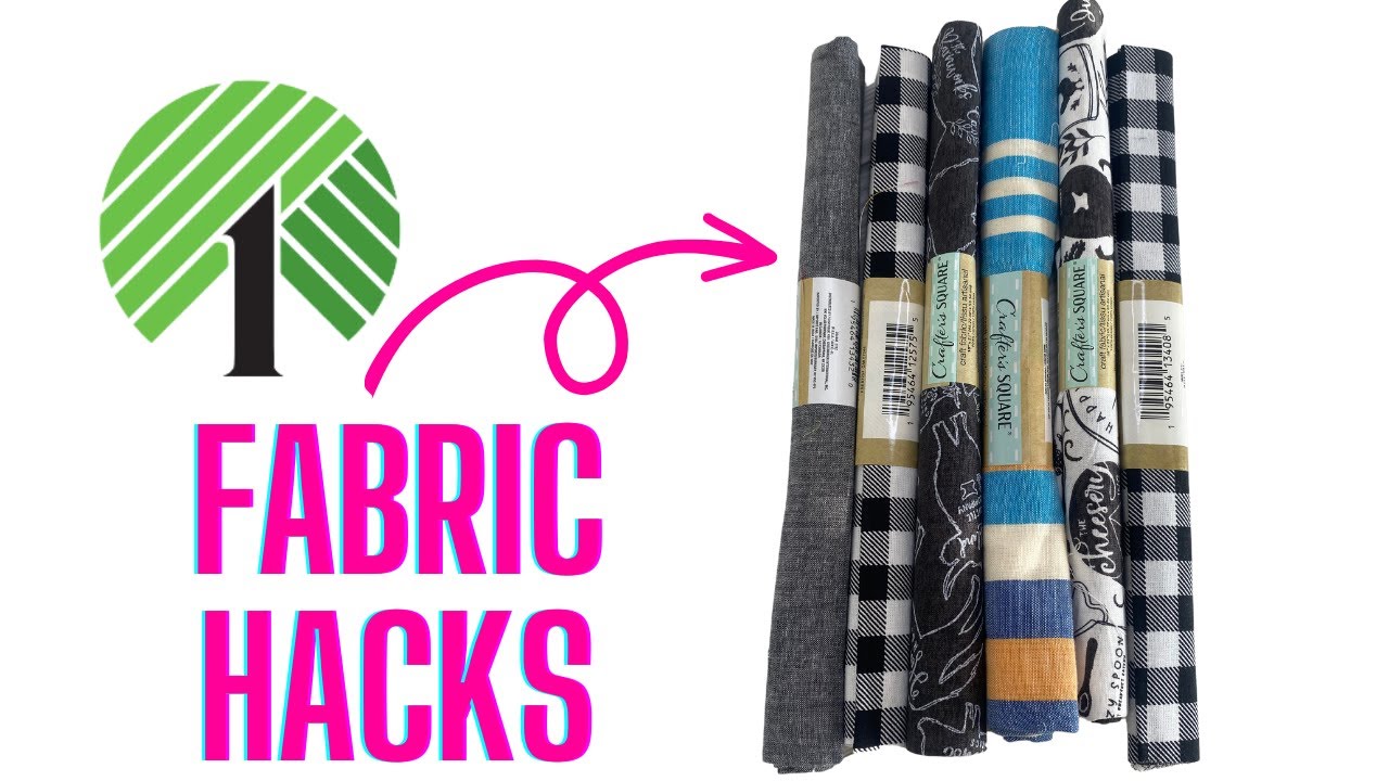 BRILLIANT HACKS Using Dollar Tree Fabric - YouTube