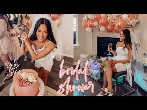 GRWM & COME WITH ME TO MY BRIDAL SHOWER | WEDDING SERIES