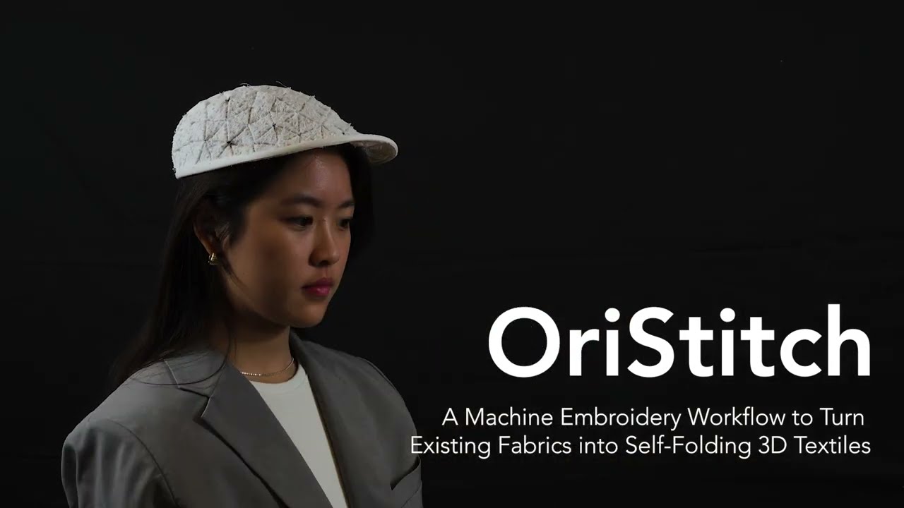 OriStitch: A Machine Embroidery Workflow to Turn Existing Fabrics into Self-Folding 3D Textiles